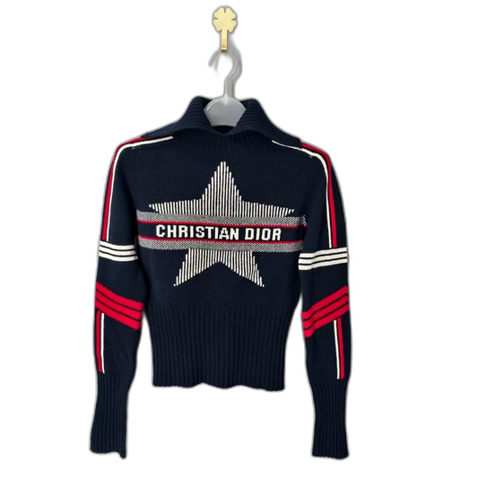 Dior High Neck Logo Sweater