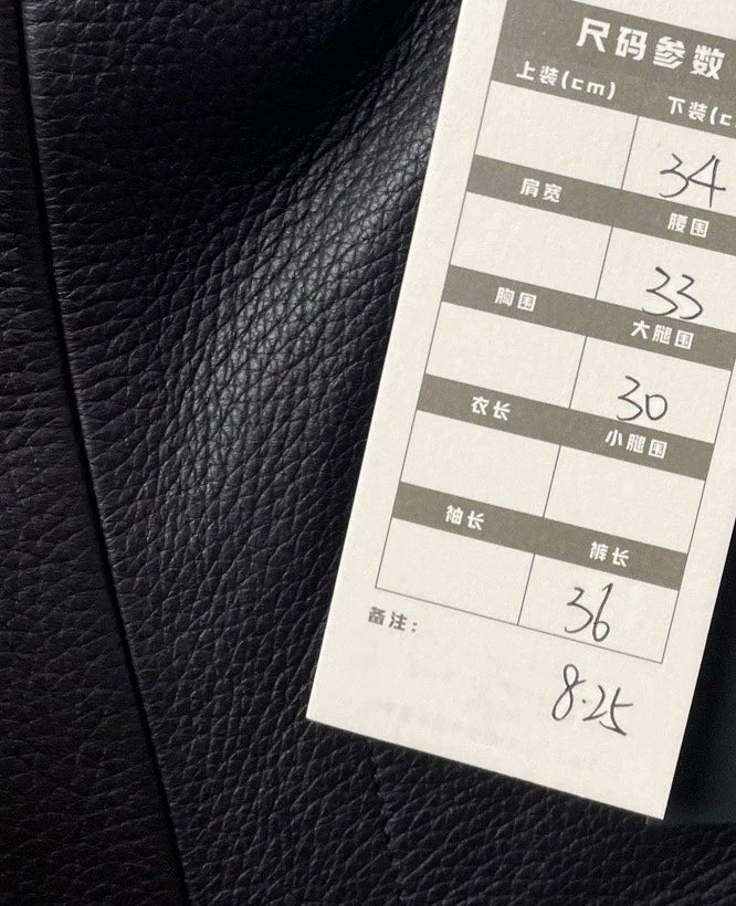 HERMES Black Leather Shorts Size 34