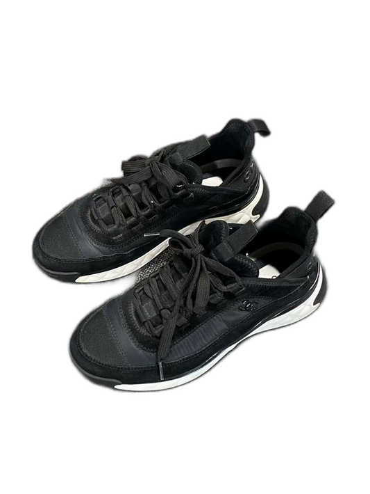 Black Athletic Sneakers by Chanel