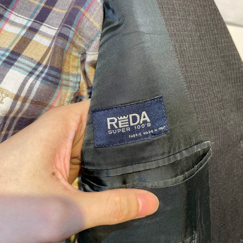 Dior Vintage Dark Grey Wool Suit Jacket