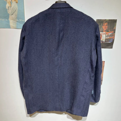 Vintage Herringbone Tailored Suit Jacket