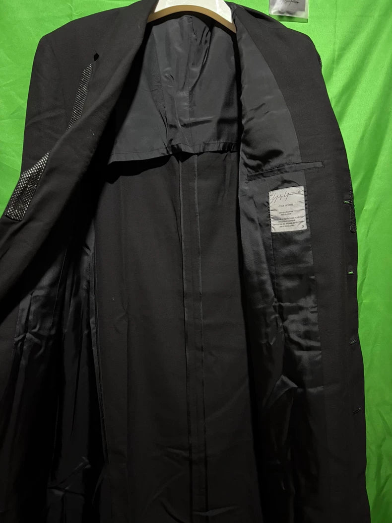 Yohji Yamamoto 03ss Silk Belt Coat