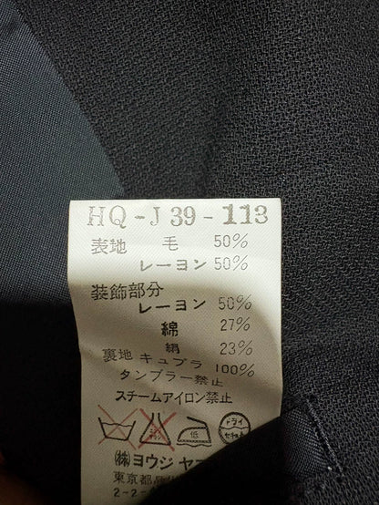 Yohji Yamamoto 03ss Silk Belt Coat