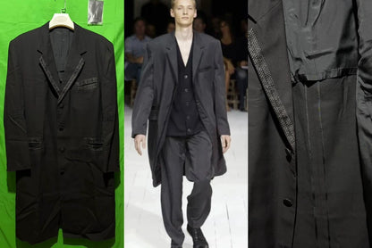 Yohji Yamamoto 03ss Silk Belt Coat