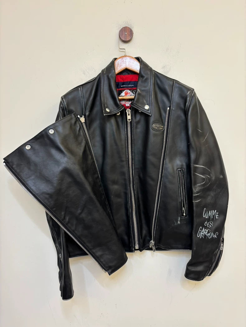 Comme des Garçons Homme Leather Jacket