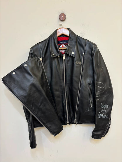 Comme des Garçons Homme Leather Jacket