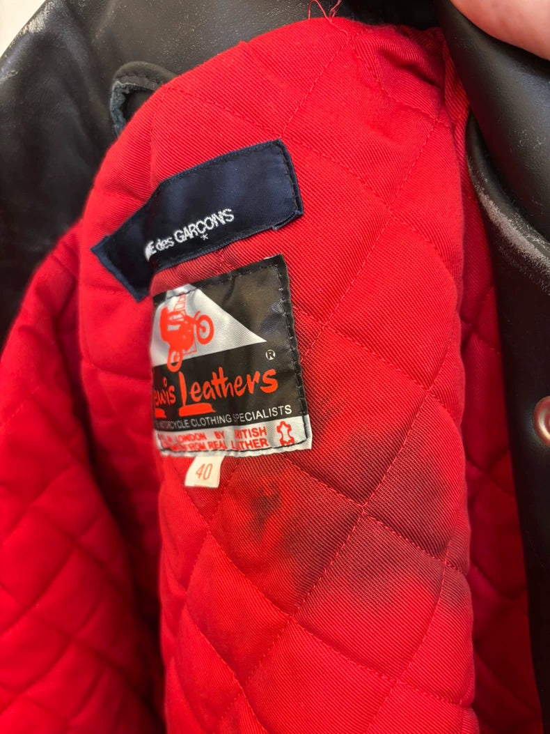 Comme des Garçons Homme Leather Jacket