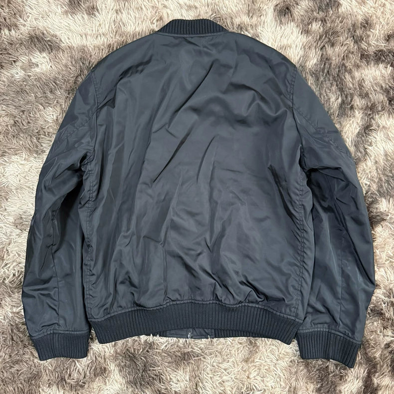 Prada Triangle Logo Bomber Jacket