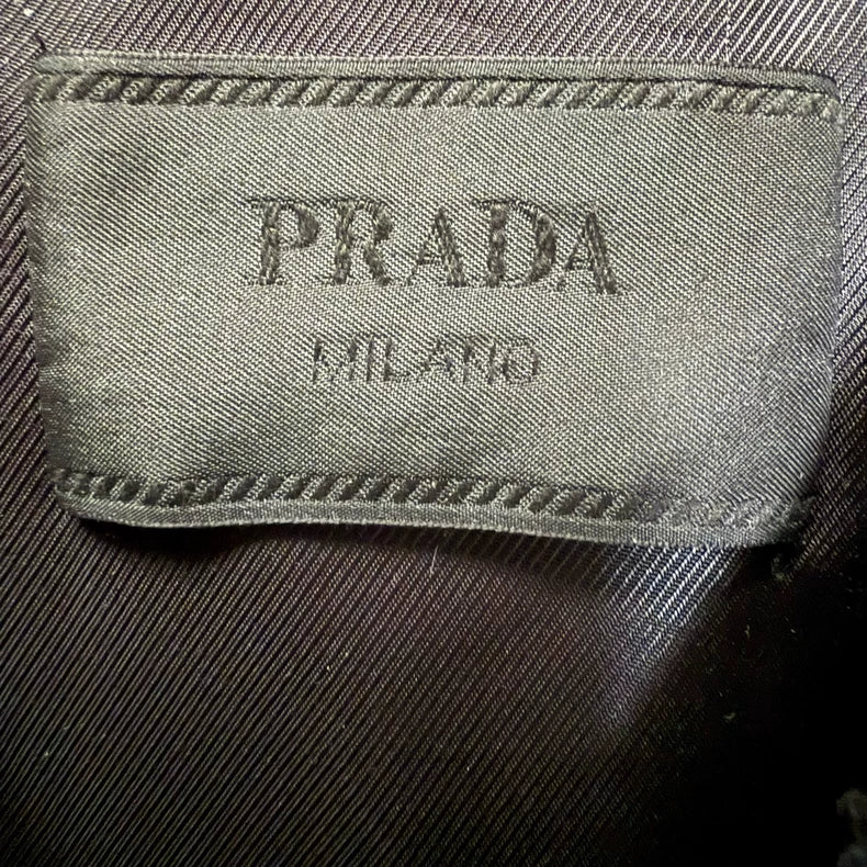 Prada Triangle Logo Bomber Jacket