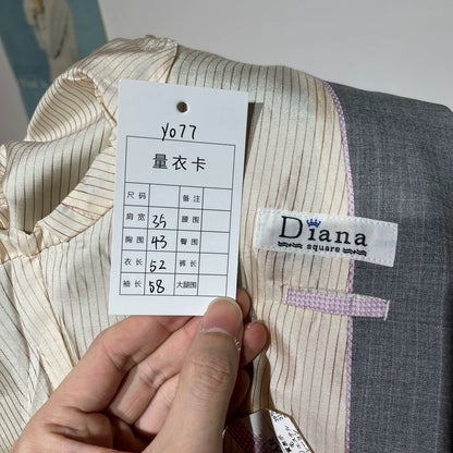 Vintage Grey Tailored Women's Blazer