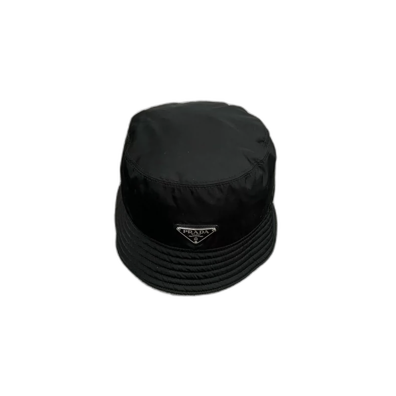 Prada Nylon Fisherman Hat in Black