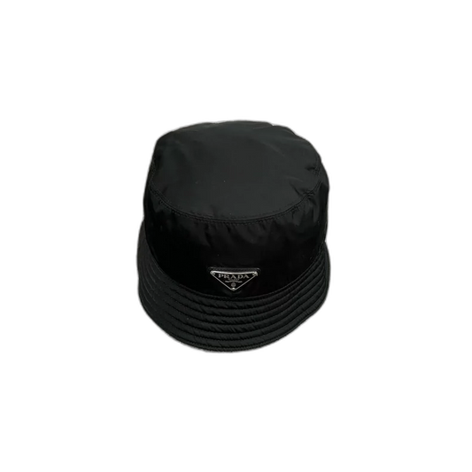 Prada Nylon Fisherman Hat in Black