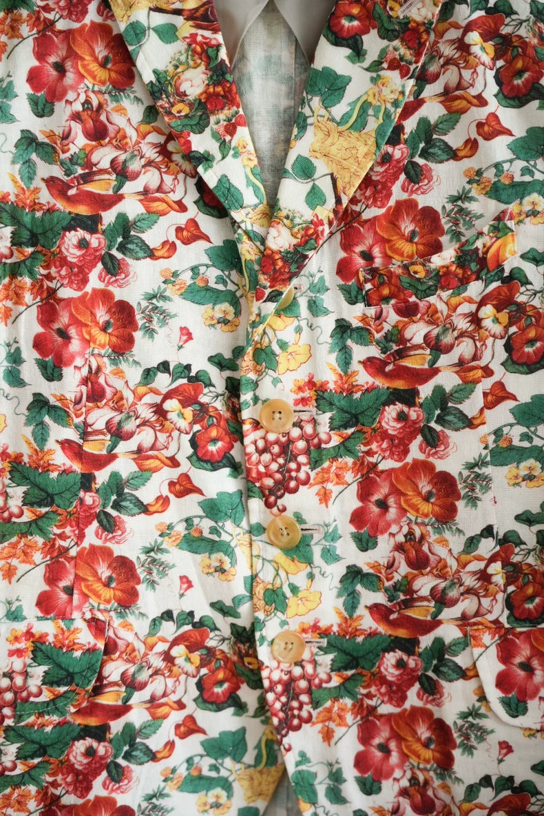 Floral Suit by Yohji Yamamoto