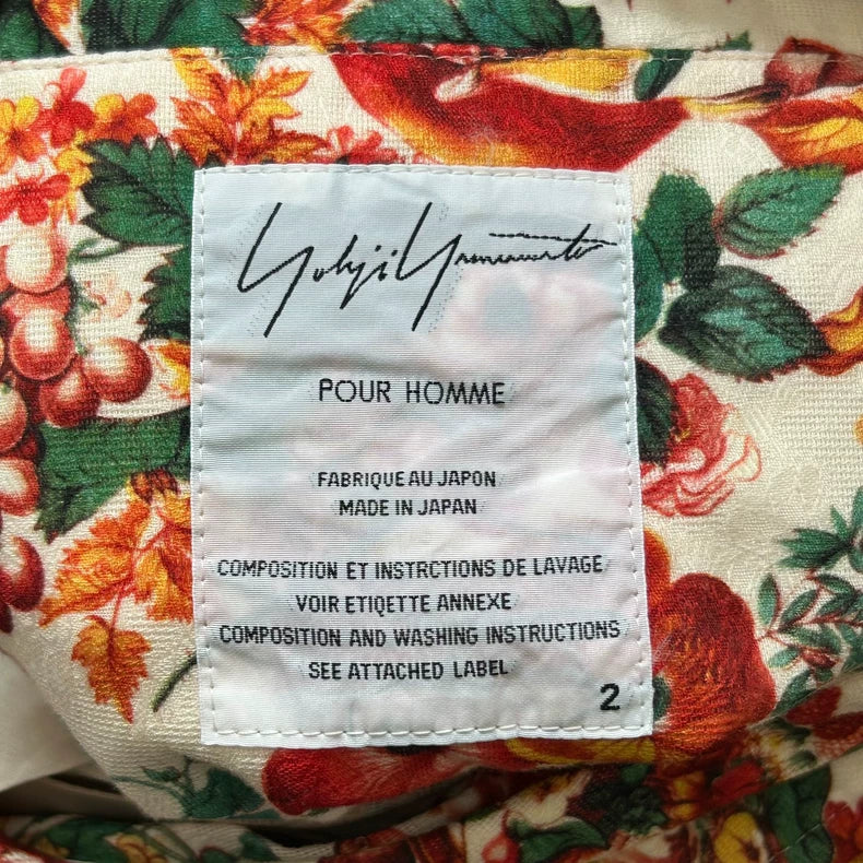 Floral Suit by Yohji Yamamoto