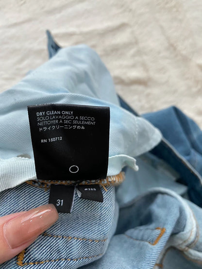 Amiri Distressed Patchwork Denim Jeans