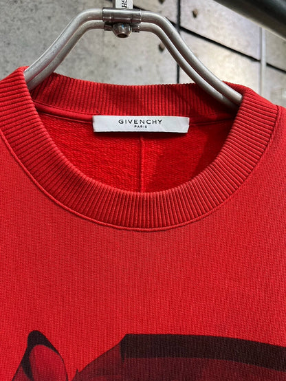 Givenchy Red Bambi Sweatshirt in Excellent Condition