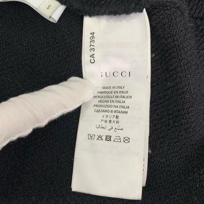 Gucci Black Hoodie with Tiger Embroidery