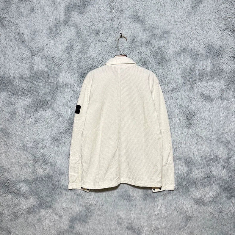 Stone Island 22FW Corduroy Jacket White