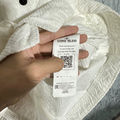 Stone Island 22FW Corduroy Jacket White