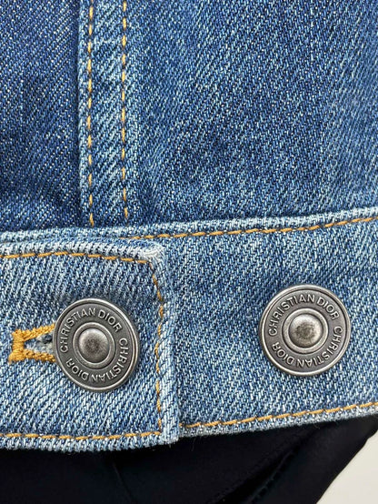 Dior Embroidered Denim Jacket with Logo