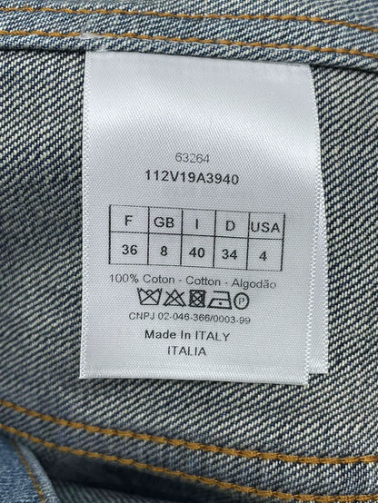 Dior Embroidered Denim Jacket with Logo