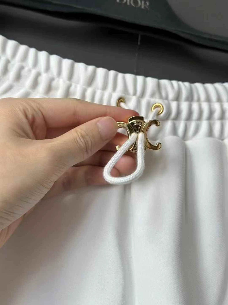 Celine Gold Buckle Shorts for Men