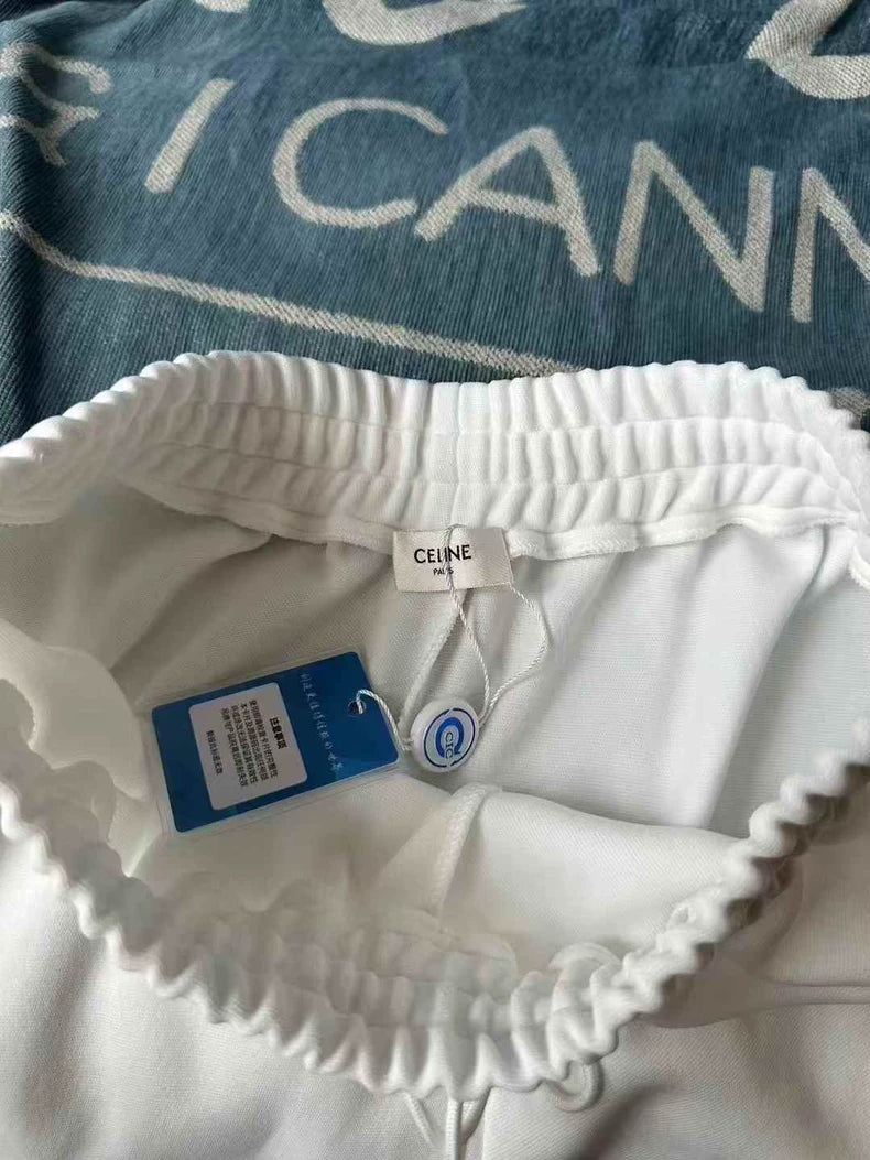 Celine Gold Buckle Shorts for Men