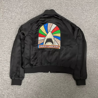 Saint Laurent Shark Baseball Jacket