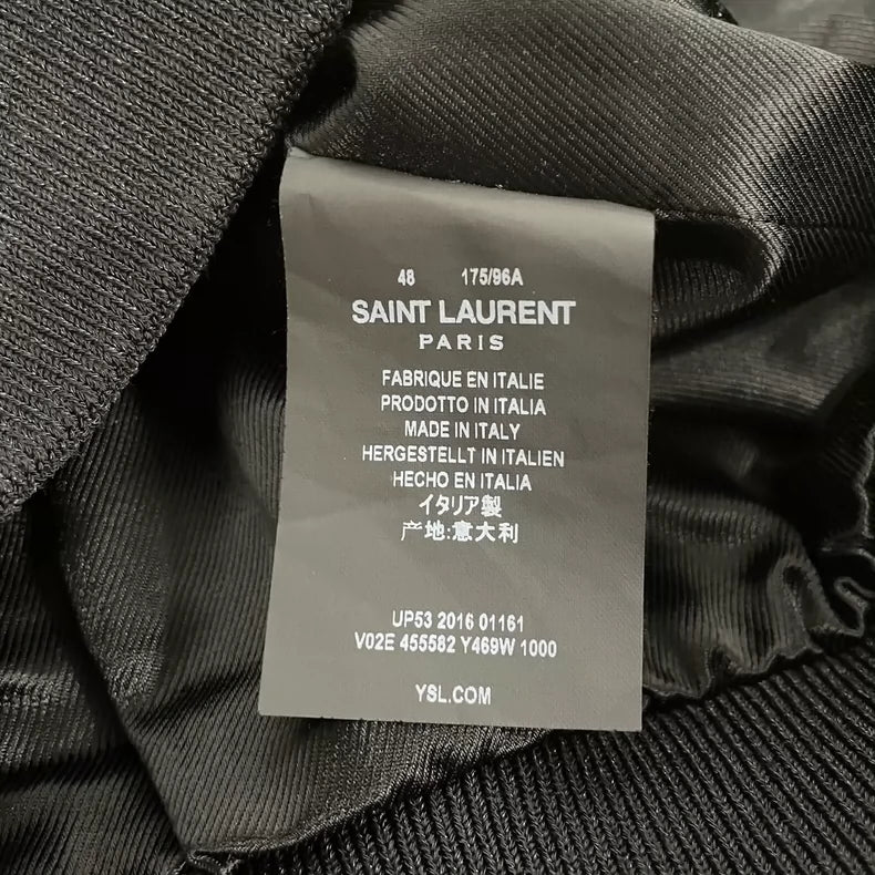 Saint Laurent Shark Baseball Jacket