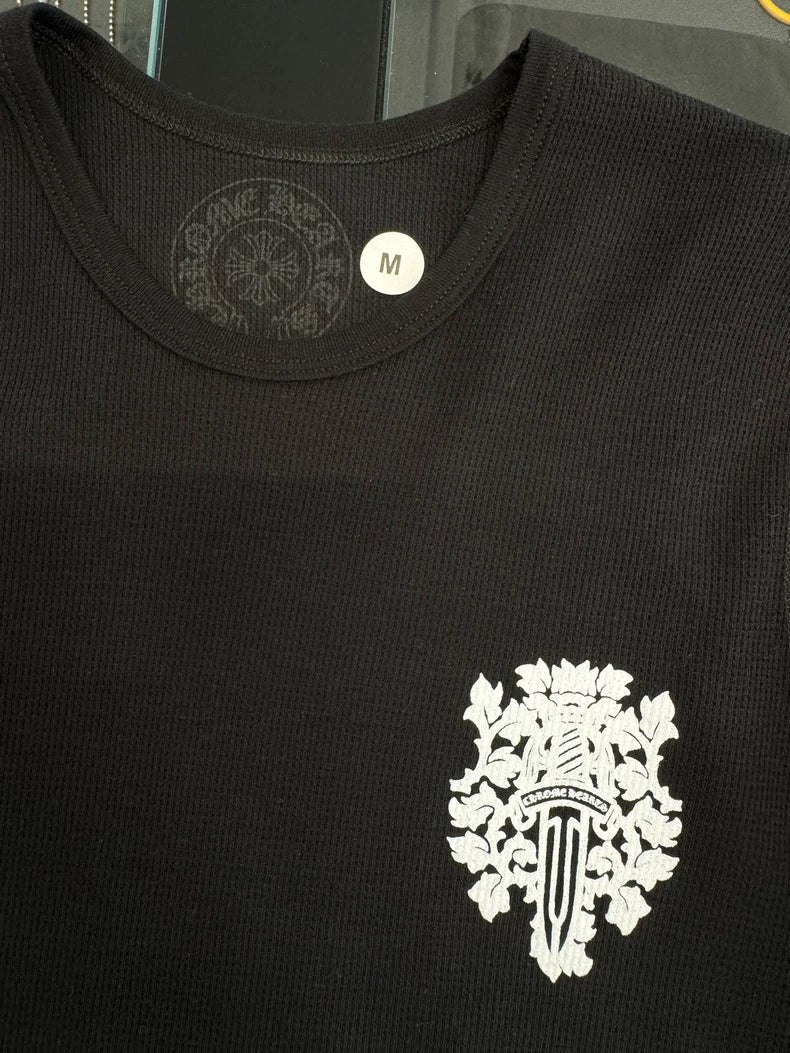 Chrome Hearts Black Long Sleeve Top-yf
