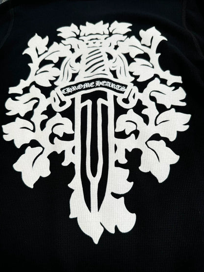 Chrome Hearts Black Long Sleeve Top-yf