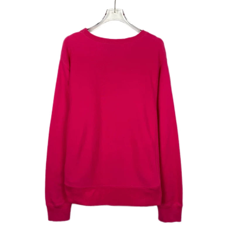 Gucci Pink Bear Embroidered Sweatshirt