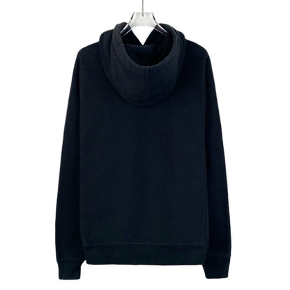 Gucci Black Skull Embroidered Hooded Sweatshirt