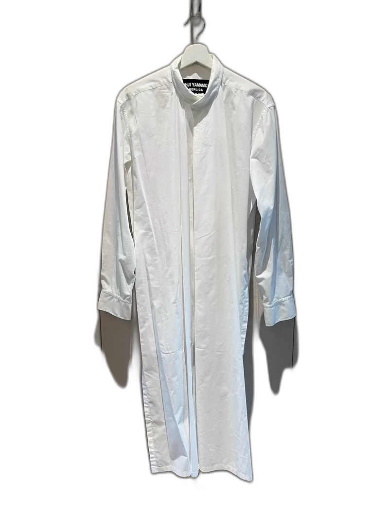 Yohji Yamamoto Vintage White Long Shirt