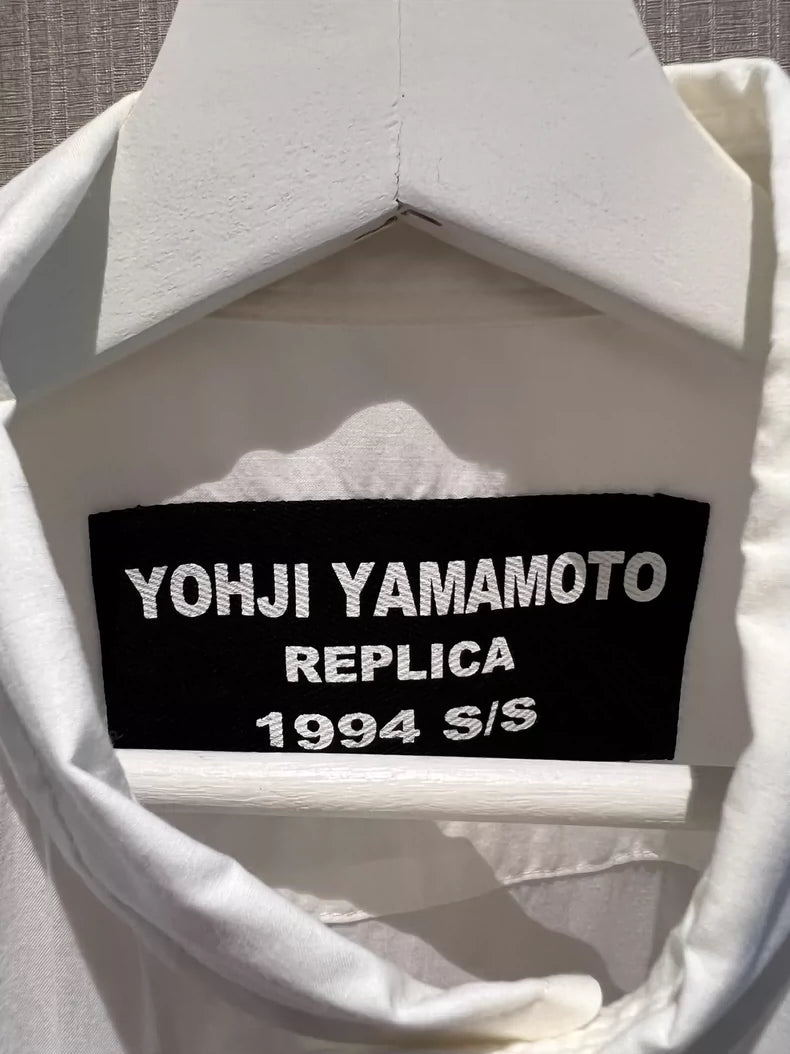 Yohji Yamamoto Vintage White Long Shirt