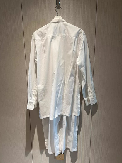 Yohji Yamamoto Vintage White Long Shirt