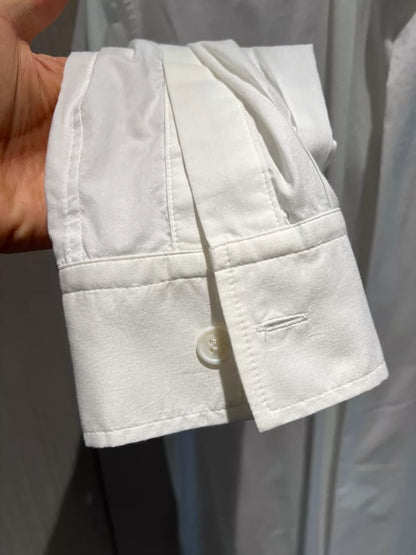 Yohji Yamamoto Vintage White Long Shirt