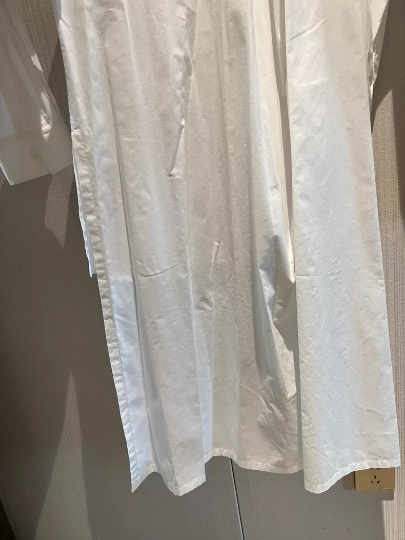 Yohji Yamamoto Vintage White Long Shirt