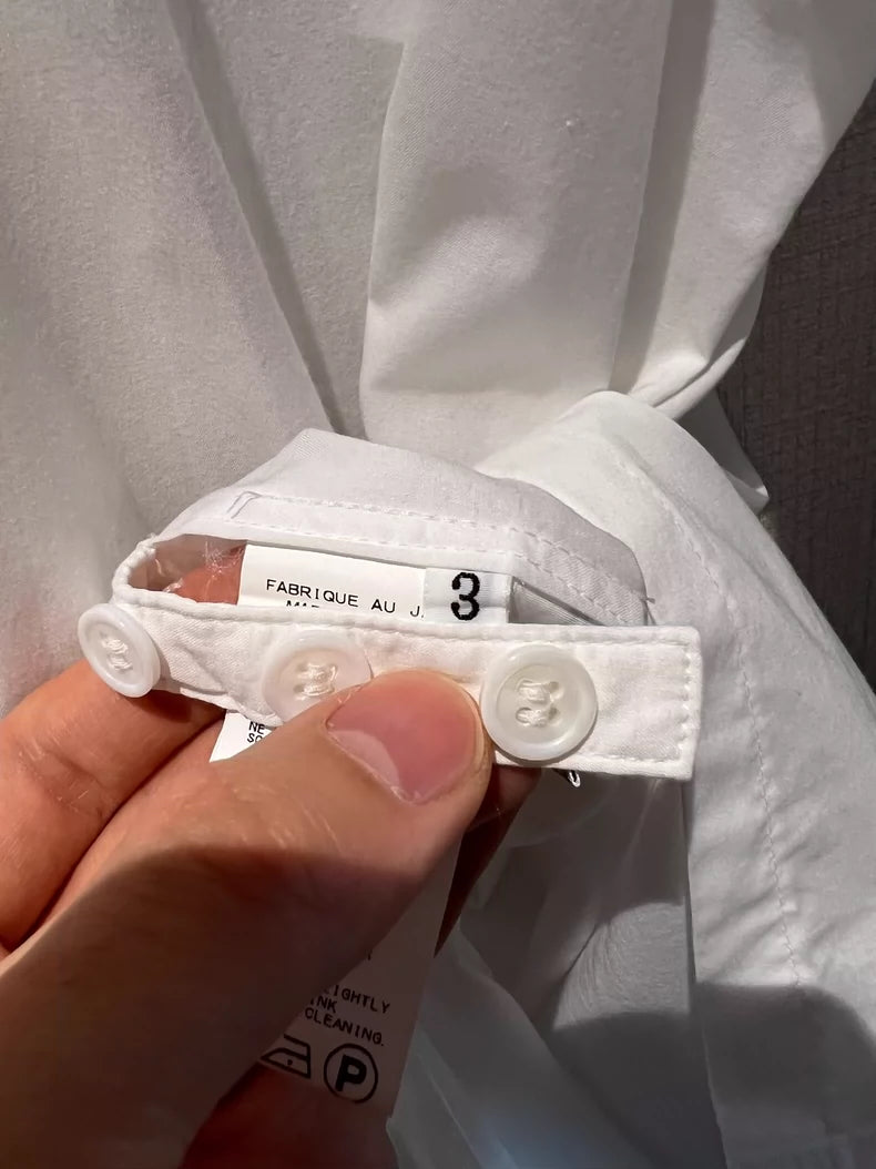 Yohji Yamamoto Vintage White Long Shirt