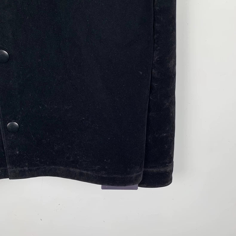 Prada Black Cotton Triangular Logo Jacket