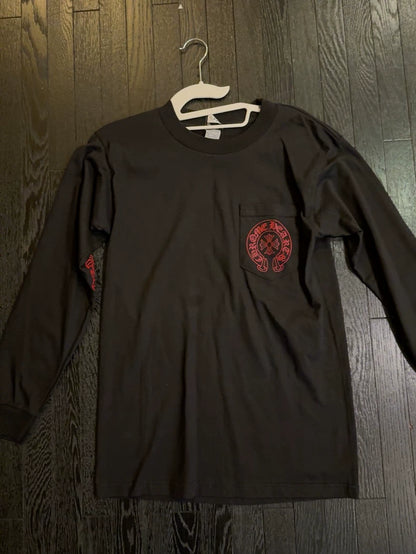 Chrome Hearts Black Long Sleeve T-Shirt