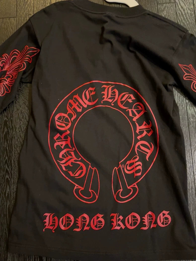 Chrome Hearts Black Long Sleeve T-Shirt