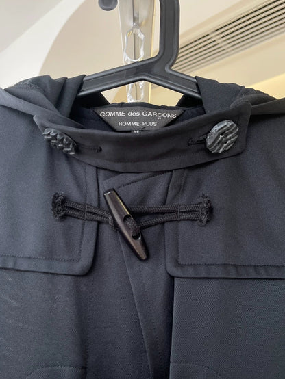 CDG Homme Plus Graffiti Rivet Trench Coat