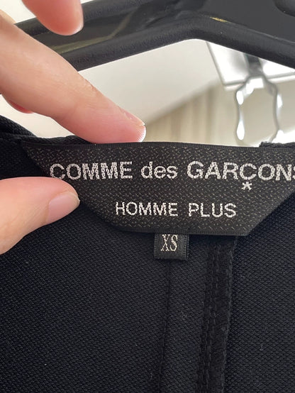 CDG Homme Plus Graffiti Rivet Trench Coat