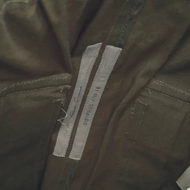 Rick Owens 18FW Cropped Cargo Pants