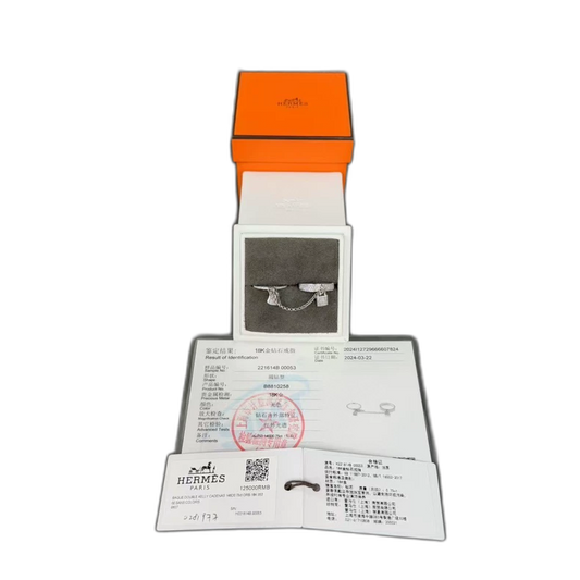 Hermes Kelly Clochette Diamond Ring