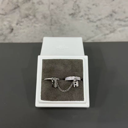 Hermes Kelly Clochette Diamond Ring