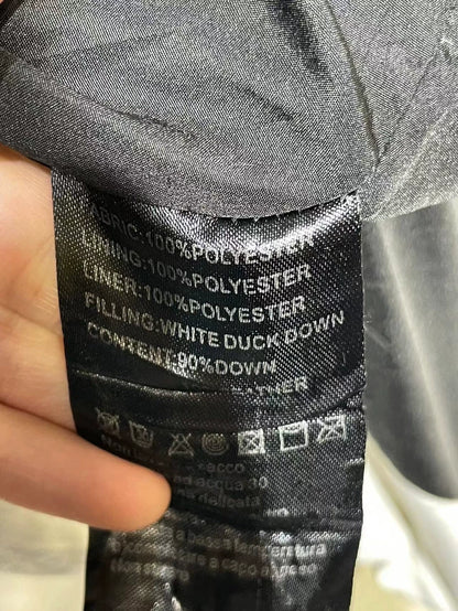 Vintage White Hooded Puffer Jacket