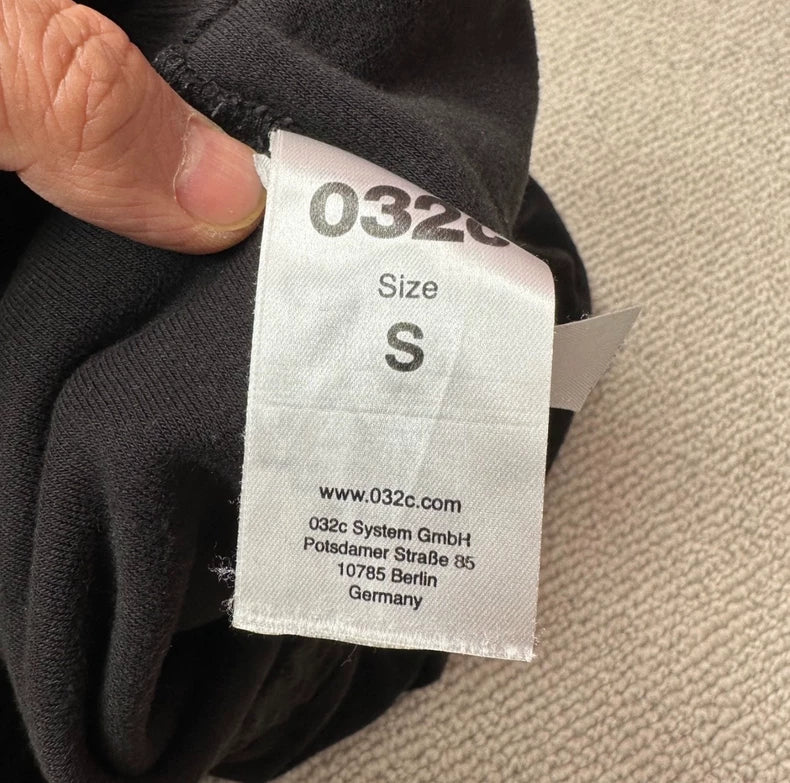 032c Velvet Black Shorts