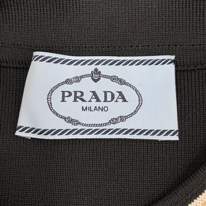 Prada Black Long Sleeve Knit Sweater